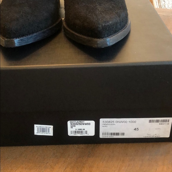 BRAND NEW Saint Laurent stacked heel Chelsea boot - Picture 5 of 7